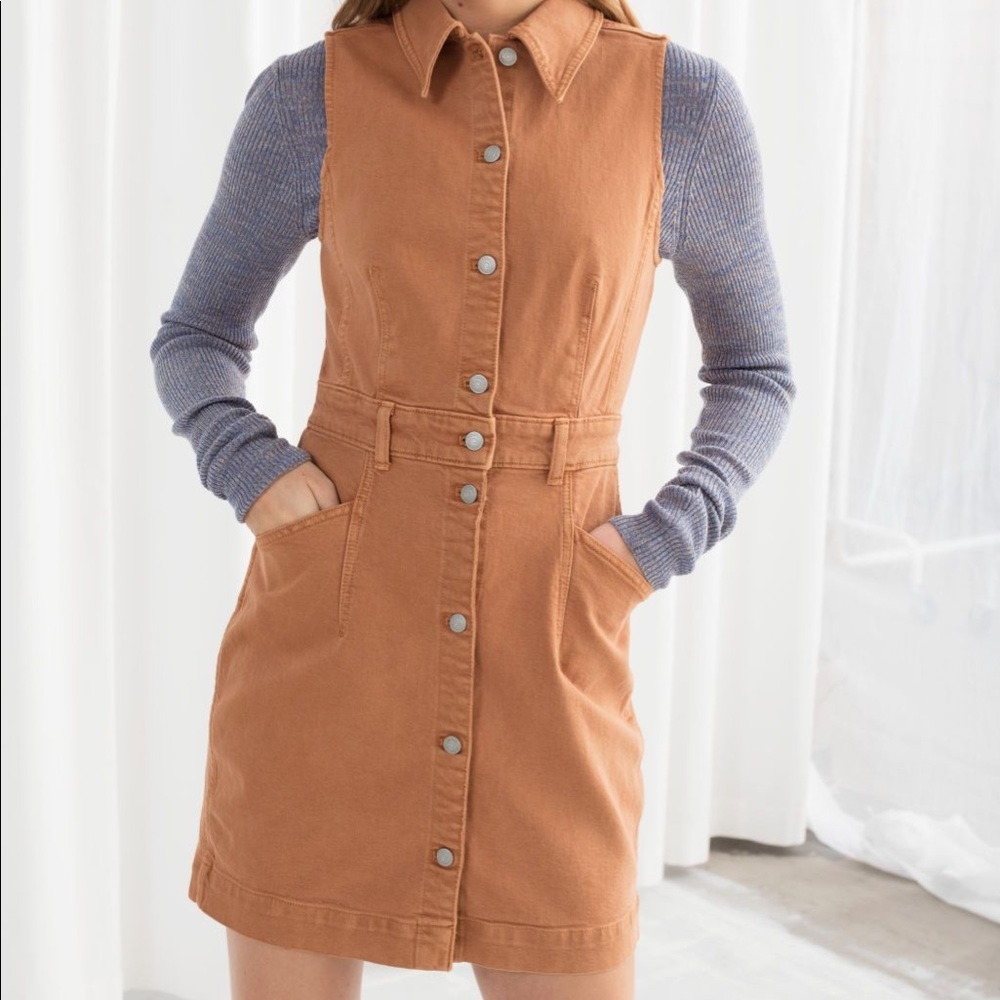 NWT Sleeveless Denim Mini Dress